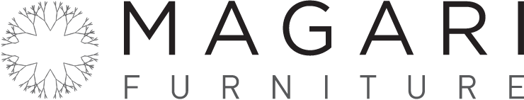 The Magari logo embodies the spirit of hopefulness, anticipation, and 'what if'. It represents the inspiring collection of the design house, bringing a sense of possibility and elegance to luxury furniture and home decor.